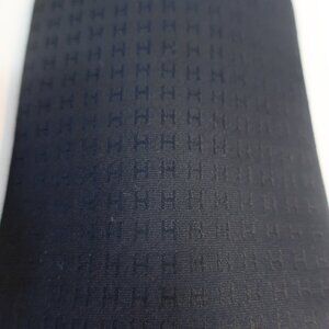 Mens Hermes Black "H" Print Tie